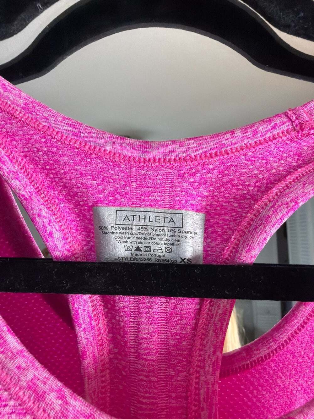 Athleta Speedlight Seamless Racerback Ruched Tank Top Pink Heather XS - Picture 2 of 6